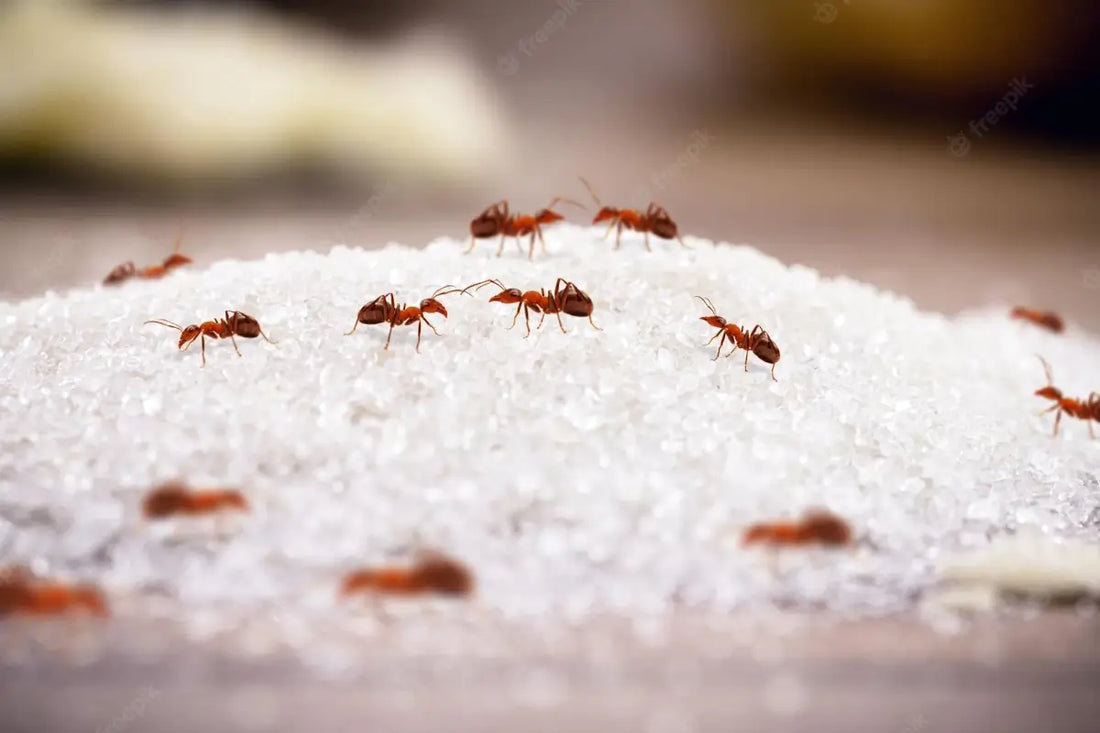 Why are ants wary of refined white sugar