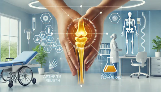 Sesame Oil: A natural remedy for arthritis relief and joint health