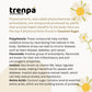 Information about phytonutrients in coconut sugar with Trenpa branding and floral elements.