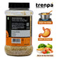 Jar of trenpa product with label and branding on a white background