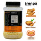 Jar of trenpa Proso Millet with label and branding on a white background